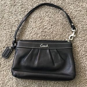 Black Coach wristlet